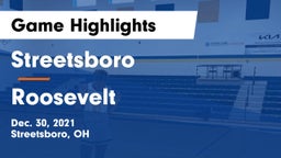 Streetsboro  vs Roosevelt  Game Highlights - Dec. 30, 2021
