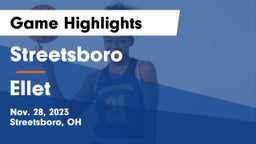 Streetsboro  vs Ellet  Game Highlights - Nov. 28, 2023