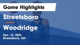 Streetsboro  vs Woodridge  Game Highlights - Dec. 15, 2023