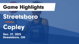 Streetsboro  vs Copley  Game Highlights - Dec. 27, 2023