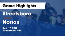 Streetsboro  vs Norton  Game Highlights - Dec. 19, 2020