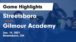 Streetsboro  vs Gilmour Academy  Game Highlights - Jan. 19, 2021