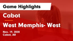 Cabot  vs West Memphis- West Game Highlights - Nov. 19, 2020