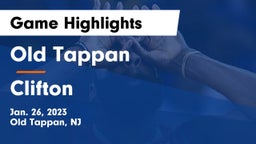 Old Tappan vs Clifton  Game Highlights - Jan. 26, 2023
