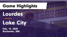 Lourdes  vs Lake City  Game Highlights - Feb. 15, 2020