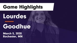 Lourdes  vs Goodhue  Game Highlights - March 5, 2020