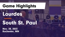 Lourdes  vs South St. Paul  Game Highlights - Nov. 28, 2023