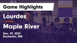 Lourdes  vs Maple River  Game Highlights - Dec. 29, 2023