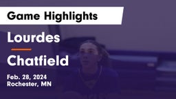 Lourdes  vs Chatfield  Game Highlights - Feb. 28, 2024