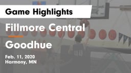 Fillmore Central  vs Goodhue  Game Highlights - Feb. 11, 2020