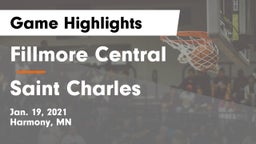Fillmore Central  vs Saint Charles  Game Highlights - Jan. 19, 2021