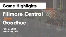 Fillmore Central  vs Goodhue  Game Highlights - Jan. 2, 2024