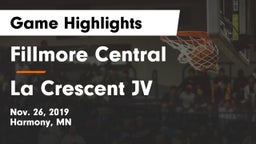 Fillmore Central  vs La Crescent JV Game Highlights - Nov. 26, 2019