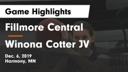 Fillmore Central  vs Winona Cotter JV Game Highlights - Dec. 6, 2019