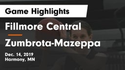 Fillmore Central  vs Zumbrota-Mazeppa  Game Highlights - Dec. 14, 2019