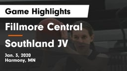Fillmore Central  vs Southland JV Game Highlights - Jan. 3, 2020
