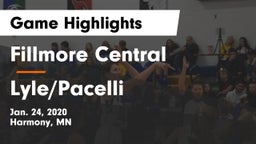 Fillmore Central  vs Lyle/Pacelli Game Highlights - Jan. 24, 2020