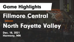 Fillmore Central  vs North Fayette Valley Game Highlights - Dec. 18, 2021