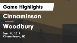 Cinnaminson  vs Woodbury  Game Highlights - Jan. 11, 2019