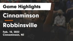 Cinnaminson  vs Robbinsville  Game Highlights - Feb. 10, 2022