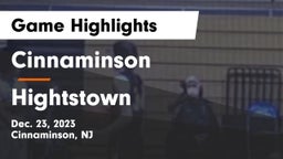 Cinnaminson  vs Hightstown  Game Highlights - Dec. 23, 2023