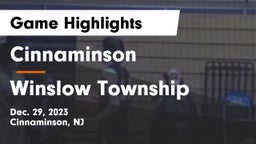 Cinnaminson  vs Winslow Township  Game Highlights - Dec. 29, 2023