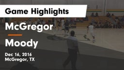 McGregor  vs Moody Game Highlights - Dec 16, 2016