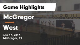 McGregor  vs West  Game Highlights - Jan 17, 2017