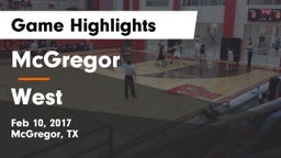 McGregor  vs West  Game Highlights - Feb 10, 2017