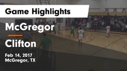 McGregor  vs Clifton  Game Highlights - Feb 14, 2017