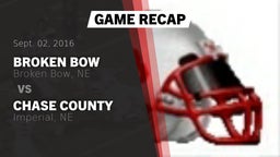 Recap: Broken Bow  vs. Chase County  2016