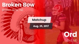 Matchup: Broken Bow High vs. Ord  2017