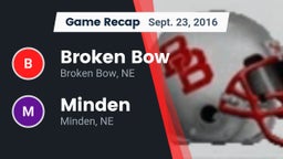 Recap: Broken Bow  vs. Minden  2016