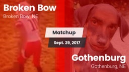 Matchup: Broken Bow High vs. Gothenburg  2017