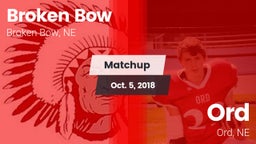 Matchup: Broken Bow High vs. Ord  2018