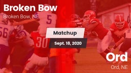 Matchup: Broken Bow High vs. Ord  2020