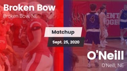 Matchup: Broken Bow High vs. O'Neill  2020