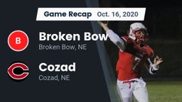 Recap: Broken Bow  vs. Cozad  2020
