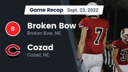 Recap: Broken Bow  vs. Cozad  2022