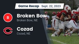 Recap: Broken Bow  vs. Cozad  2023