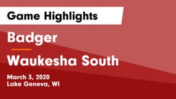 Badger  vs Waukesha South  Game Highlights - March 3, 2020