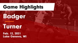 Badger  vs Turner  Game Highlights - Feb. 12, 2021