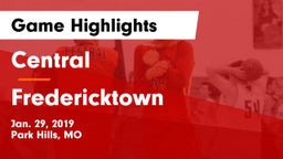 Central  vs Fredericktown  Game Highlights - Jan. 29, 2019
