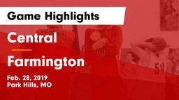 Central  vs Farmington  Game Highlights - Feb. 28, 2019