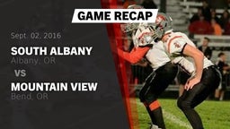 Recap: South Albany  vs. Mountain View  2016