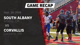 Recap: South Albany  vs. Corvallis  2016