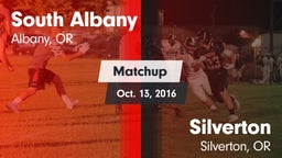 Matchup: South Albany High vs. Silverton  2016