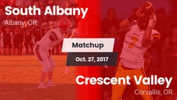 Matchup: South Albany High vs. Crescent Valley  2017