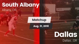 Matchup: South Albany High vs. Dallas  2018