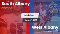 Matchup: South Albany High vs. West Albany  2018